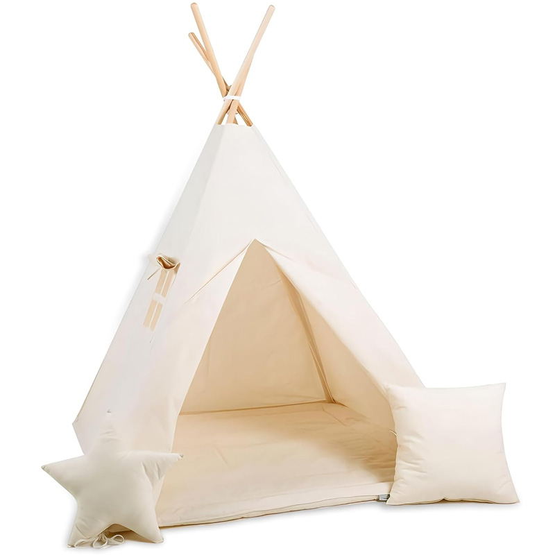 Tipi-Zelt für Kinder "Eulchen und Hasi" von Rainbow Kids