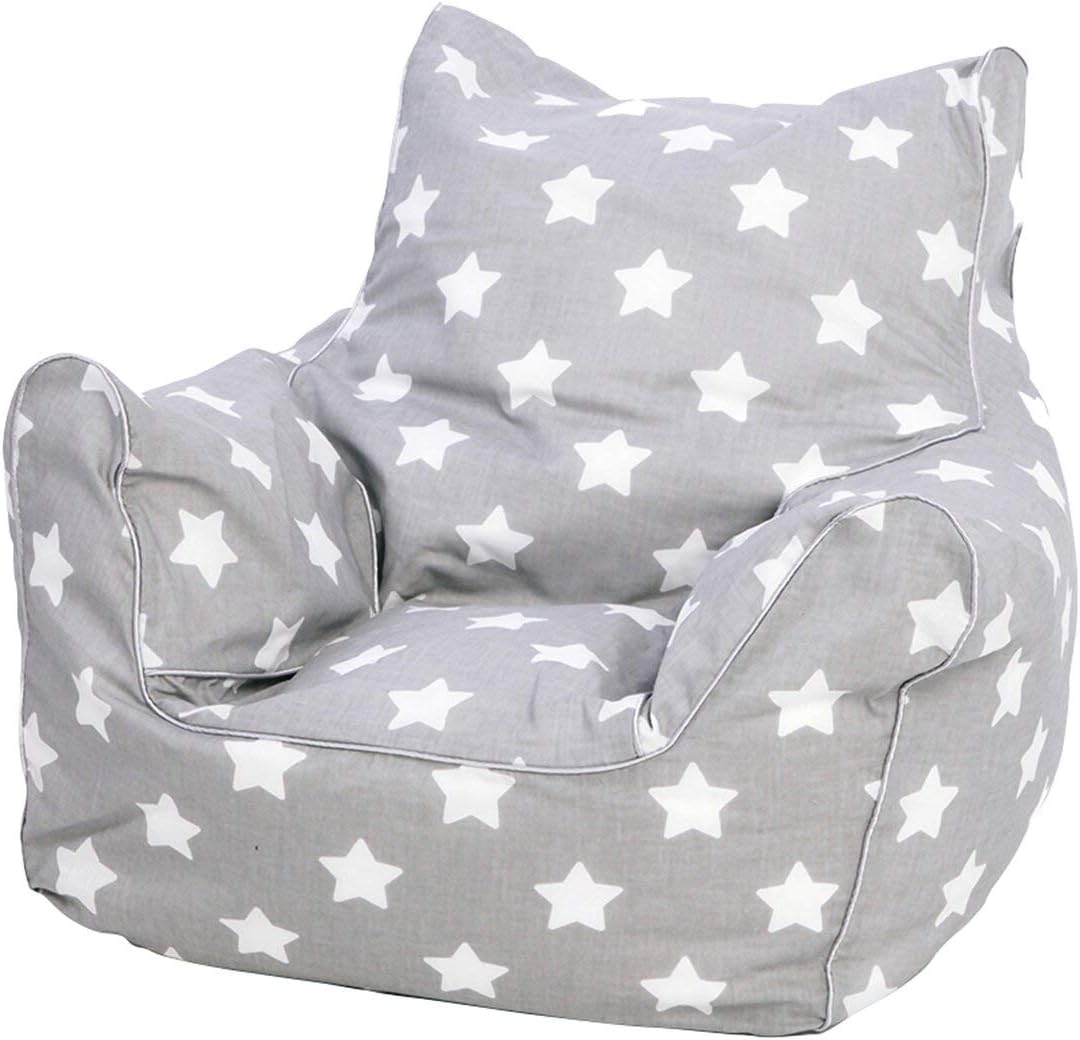 Kindersitzsack "Stars White" von Knorrtoys