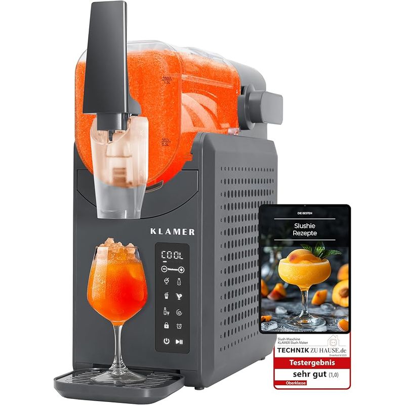 Slush Machine-KLAMER Slush Machine with 5 Smart Programmes-KLAMER