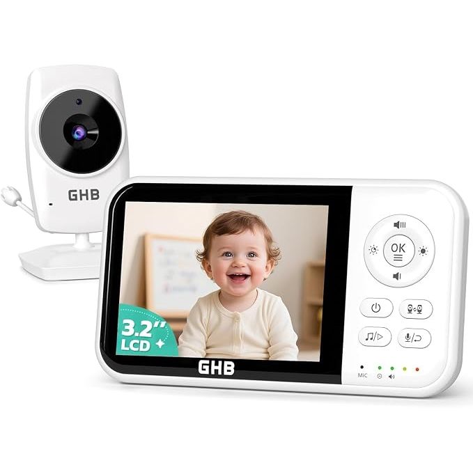 Babyphone mit Kamera-Baby Monitor 3,2 Zoll-GHB