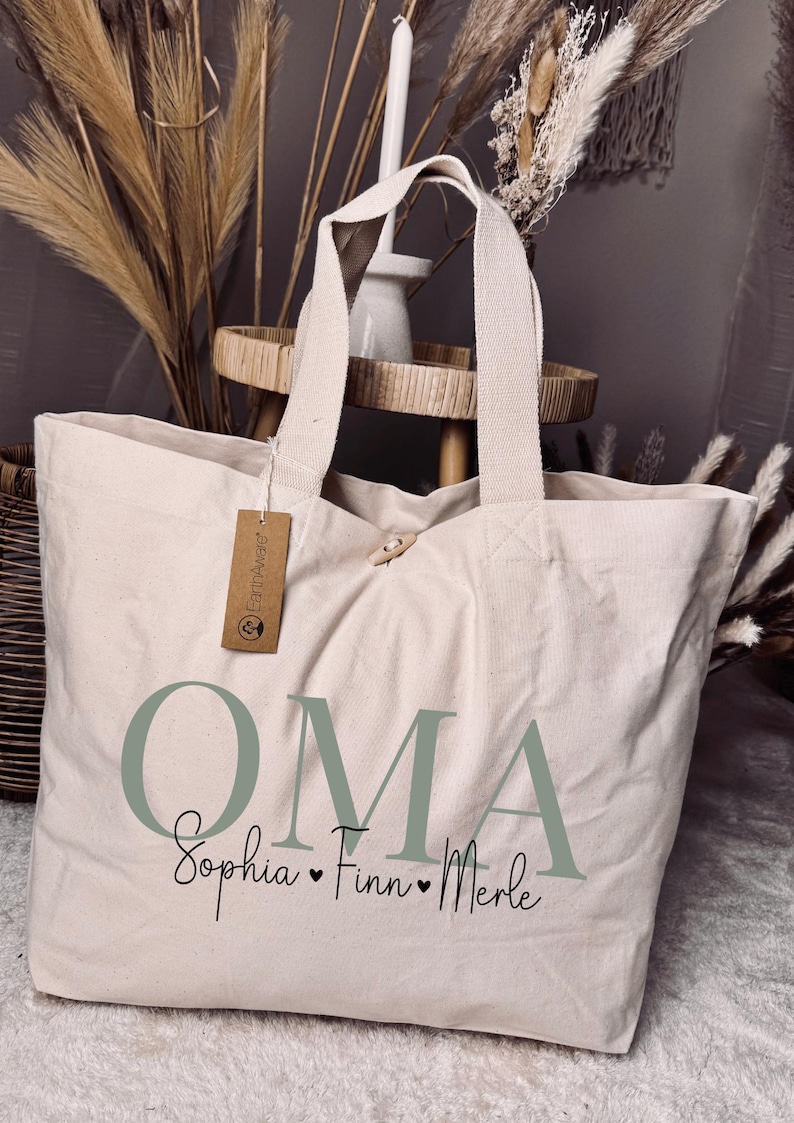 Einkaufstasche-Personalized shopping bag for mom, grandma, aunt-Schmueckerschnucki
